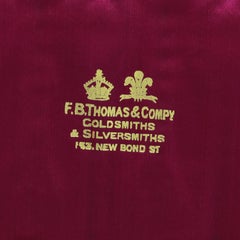 Antique Victorian Gilt Sterling Silver Set Of Spoons by Francis Higgins, 1868