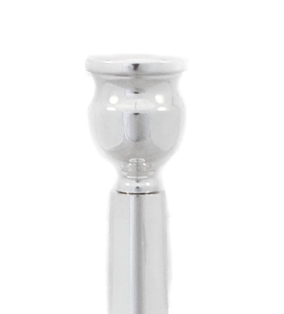 silver shabbat candle holders