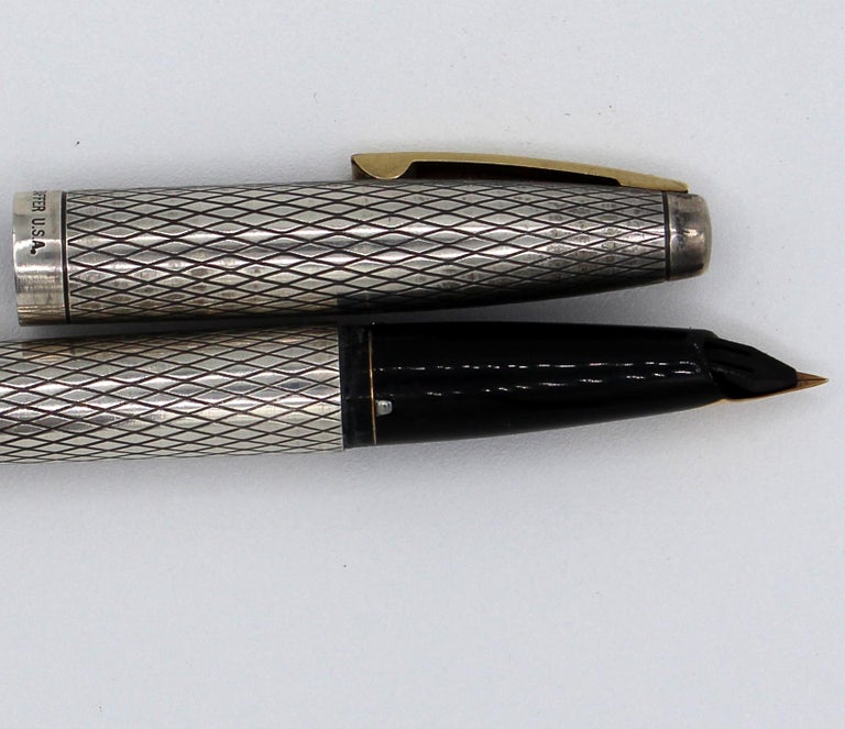 Sterling Silver Sheaffer Imperial Fountain Pen at 1stDibs