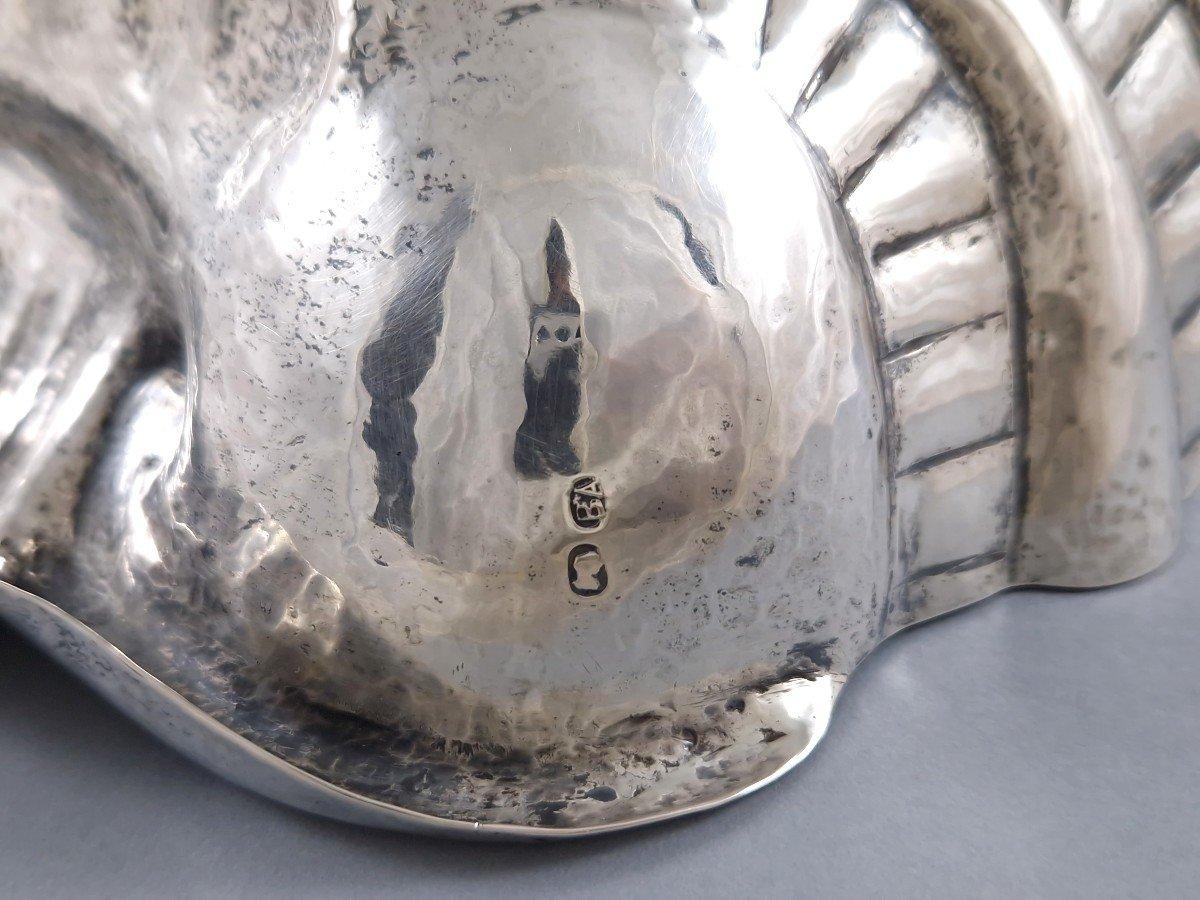 Sterling Silver Shell bowl For Sale 3