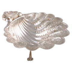 Sterling Silver Shell Dish, 20th Century