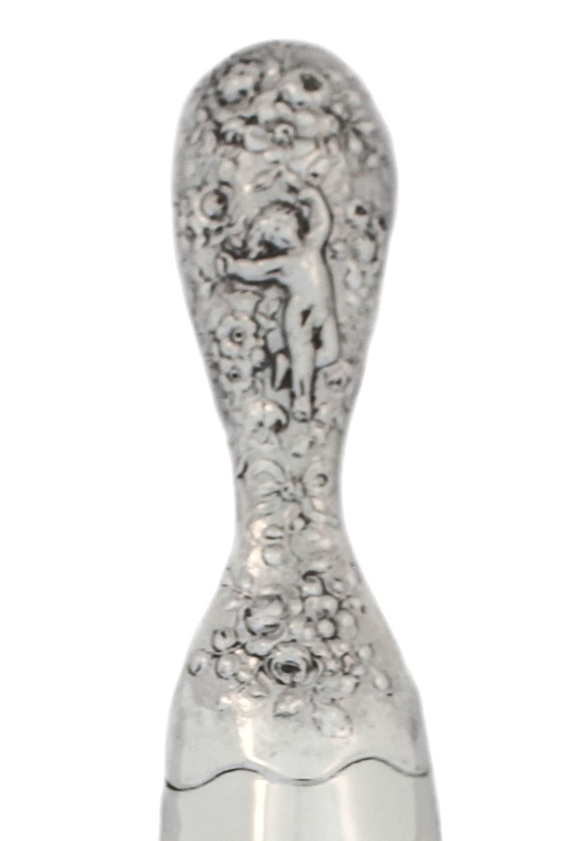 Late 19th Century Sterling Silver Shoehorn, 1899 For Sale