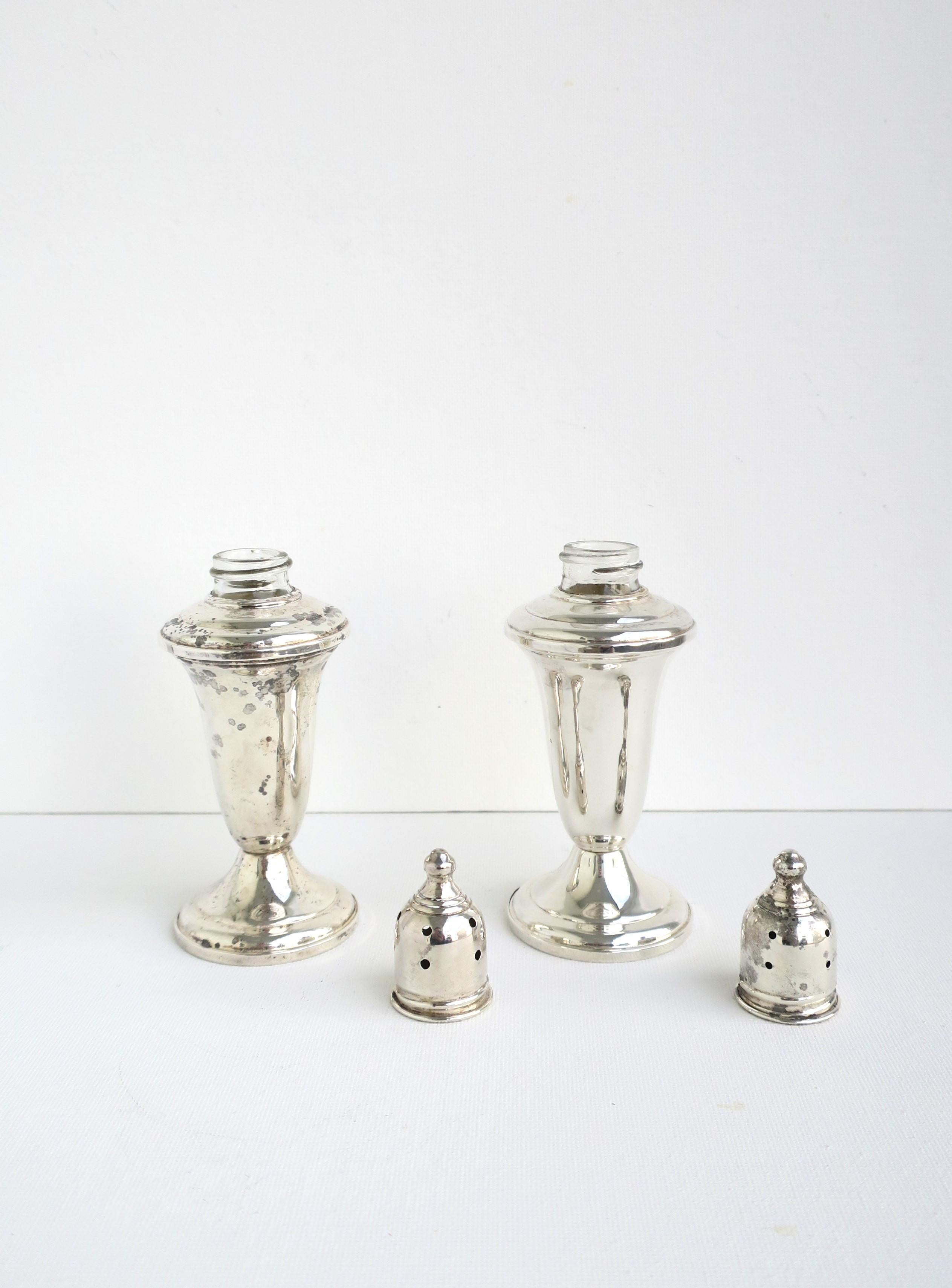 Sterling Silver Shreve Crump & Low, Salt and Pepper Shakers, Pair 2