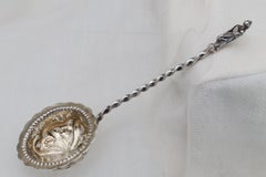 Sterling silver sifter spoon London 1889