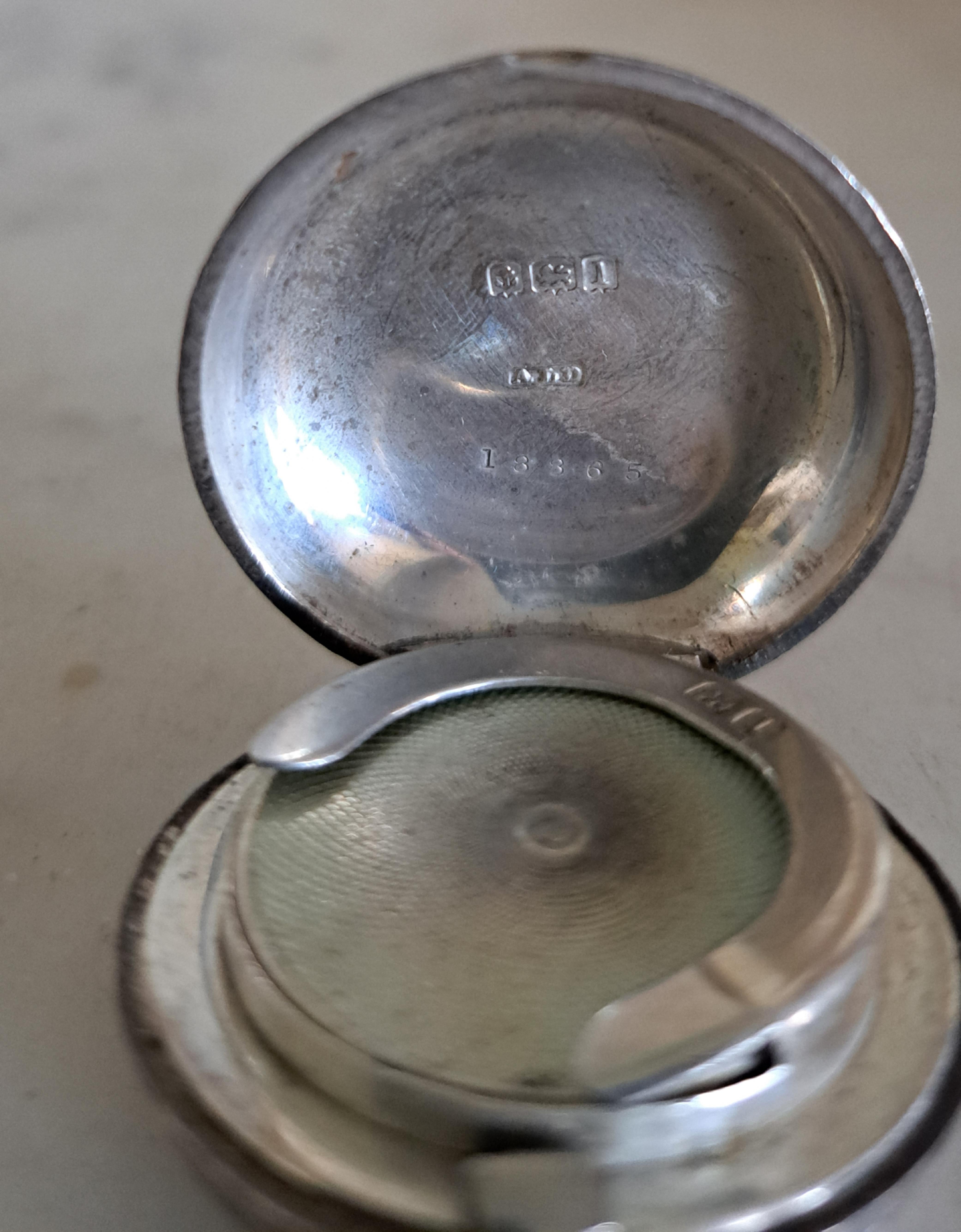 Estuche Soberano Único de Plata de Ley Edwardian 1910 Birmingham Silver en venta