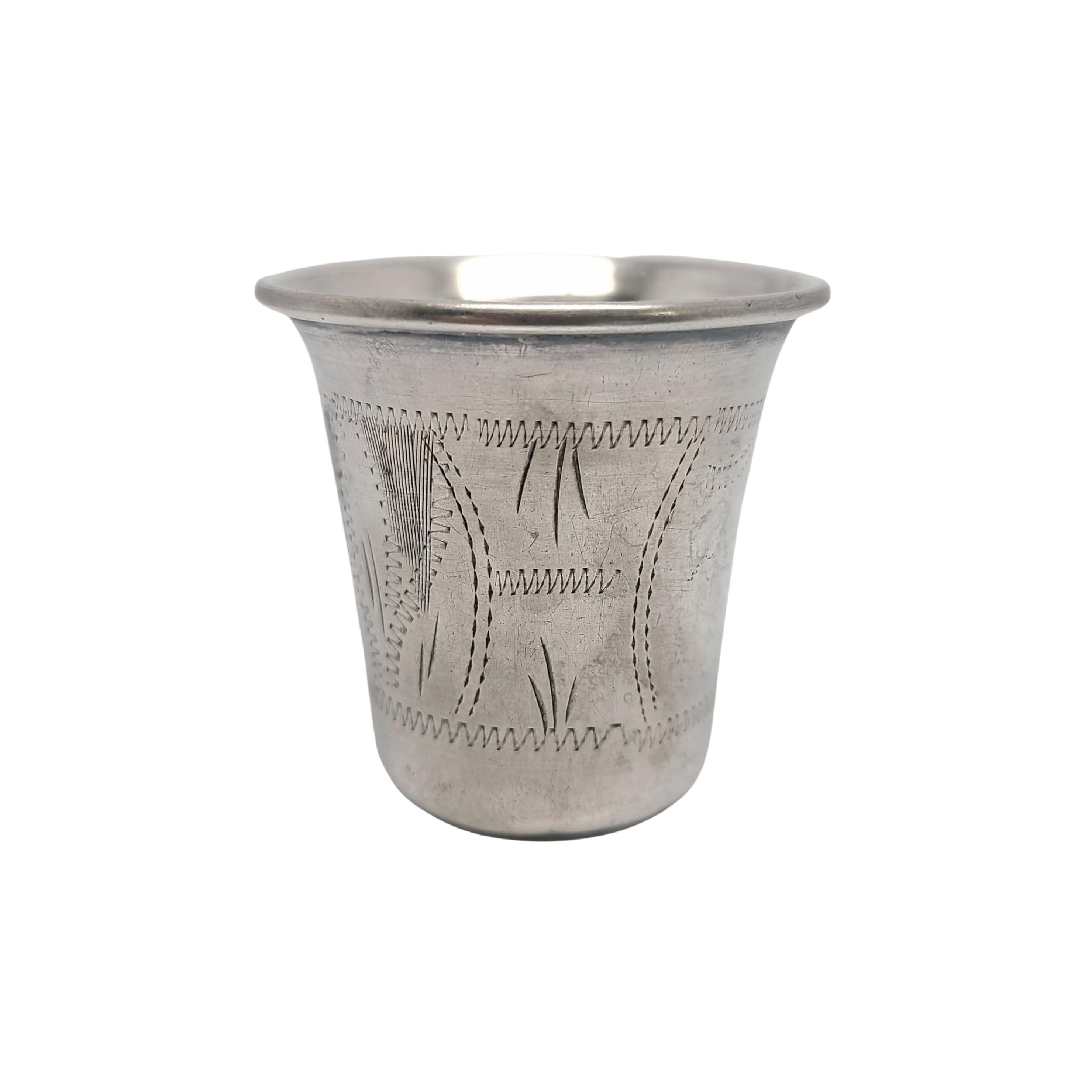 Sterling Silver Small 84 Kiddush Cup In Good Condition In Washington Depot, CT