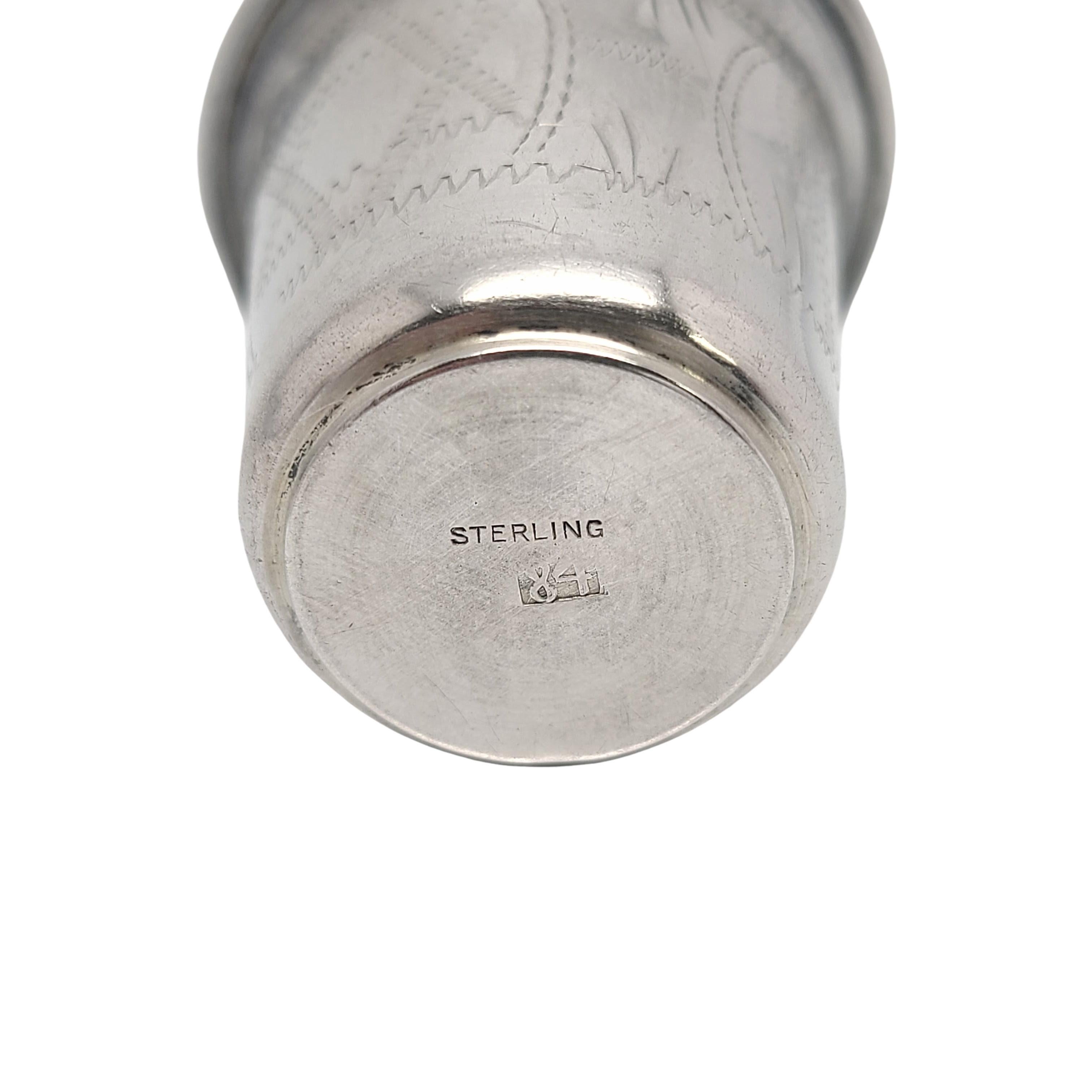 Sterling Silver Small 84 Kiddush Cup 2