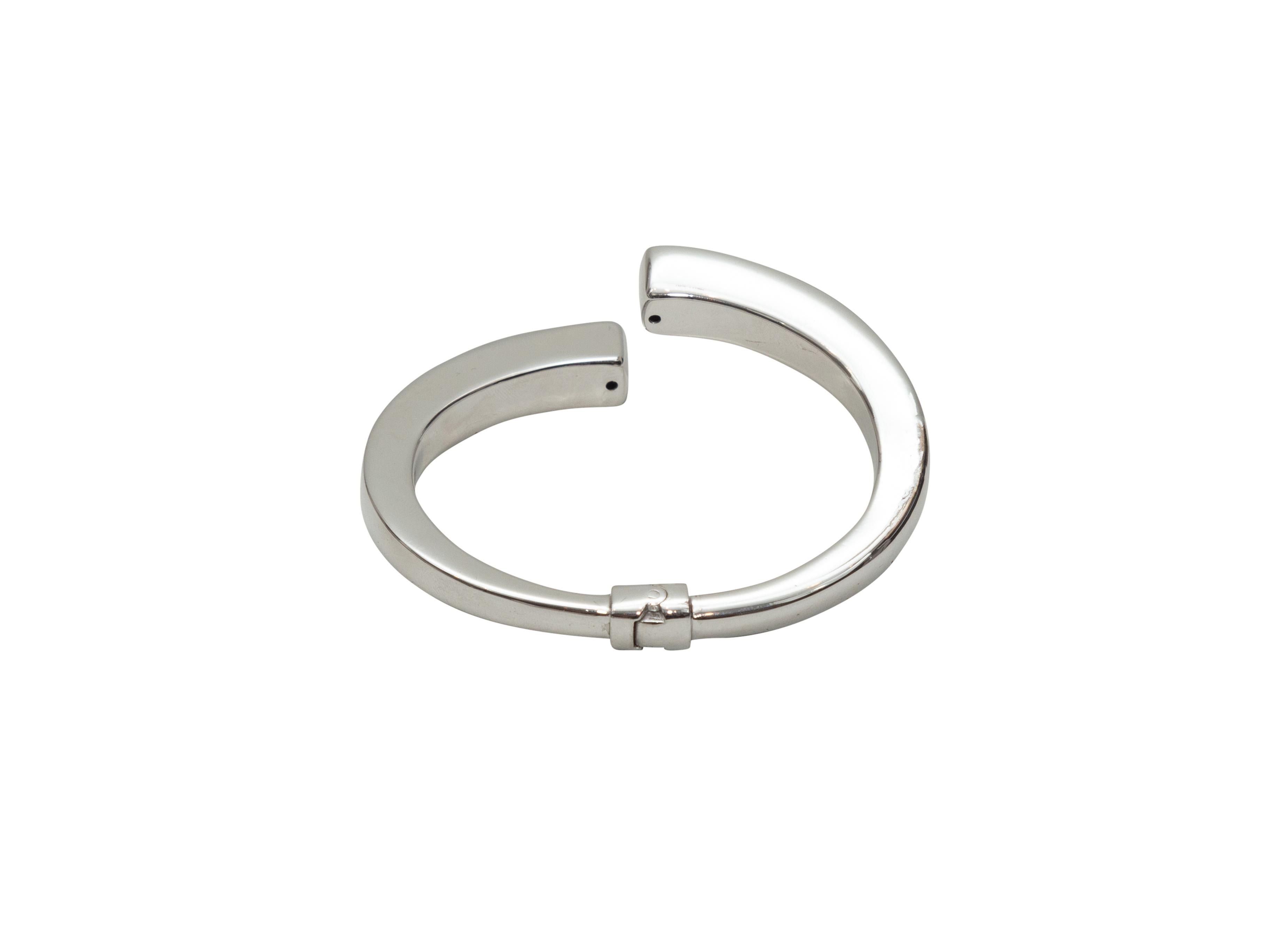 Product details: Sterling silver small hinged cuff bracelet. 2