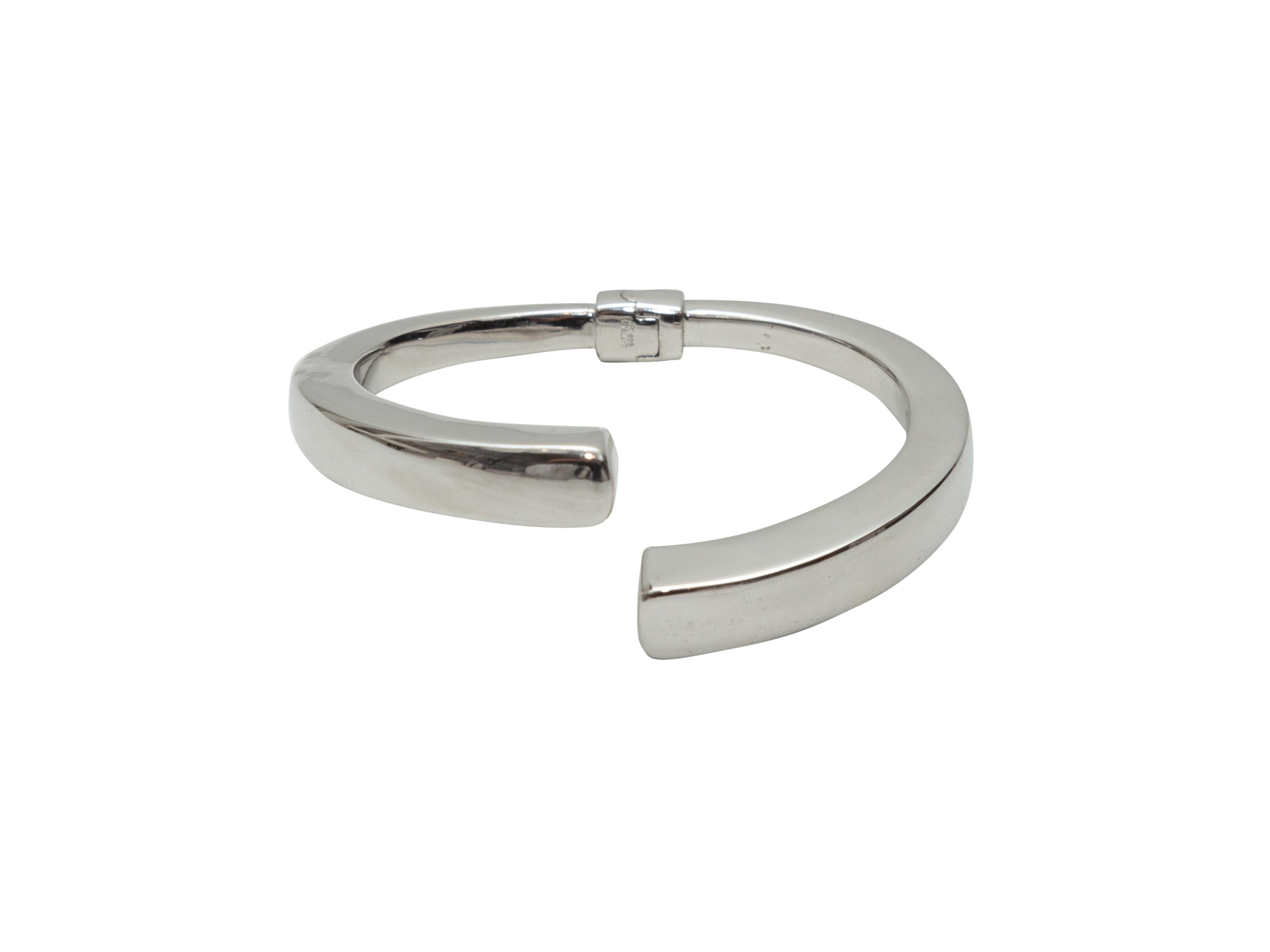 silver hinged cuff bracelet