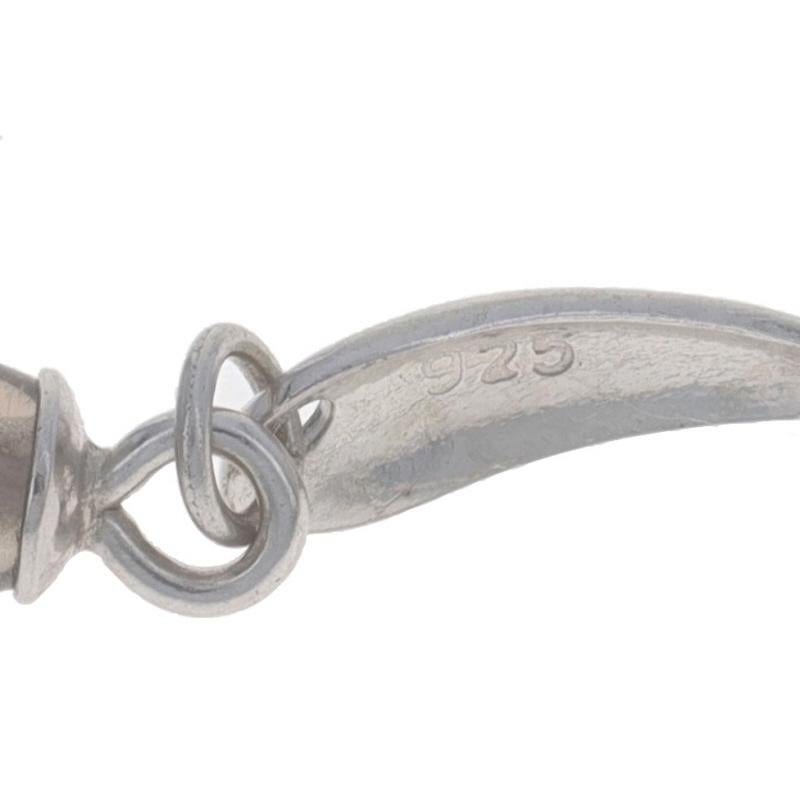 Sterling Silver Smoky Quartz Dangle Earrings - 925 Drop Pierced For Sale 1