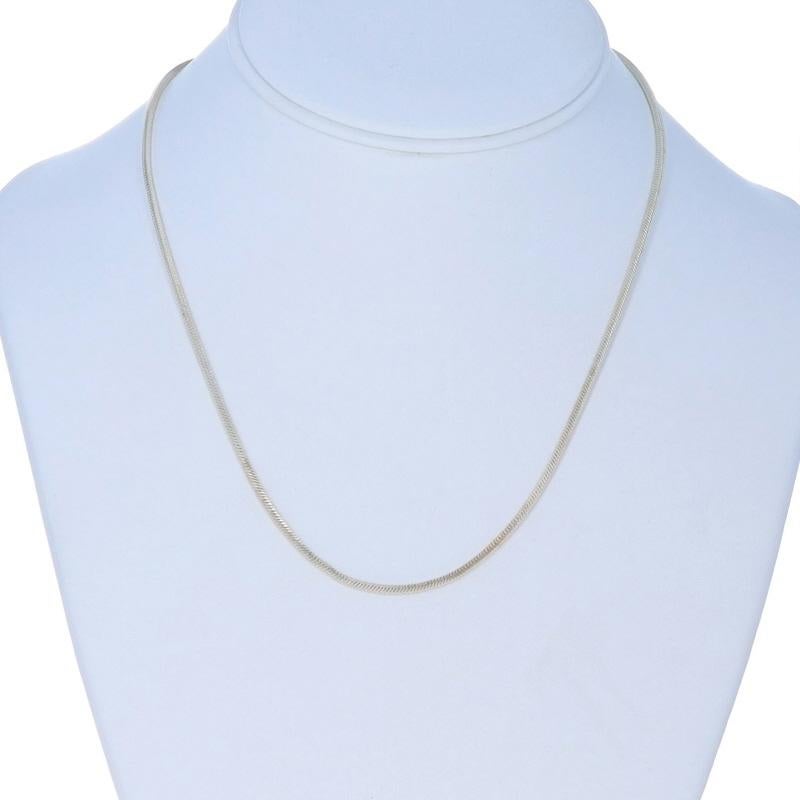 Collana con catena a serpente in argento 925 - 925 Italia In condizioni ottime in vendita a Greensboro, NC