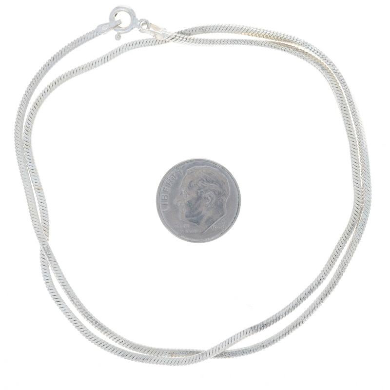da uomo o donna Collana con catena a serpente in argento 925 - 925 Italia in vendita