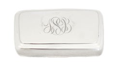 Sterling Silver Snuff Box