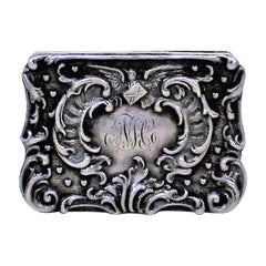 Sterling Silver Snuff or Trinket Box