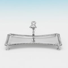 George III Antique Sterling Silver Snuffer Tray Hallmarked 1765 by William Cafe