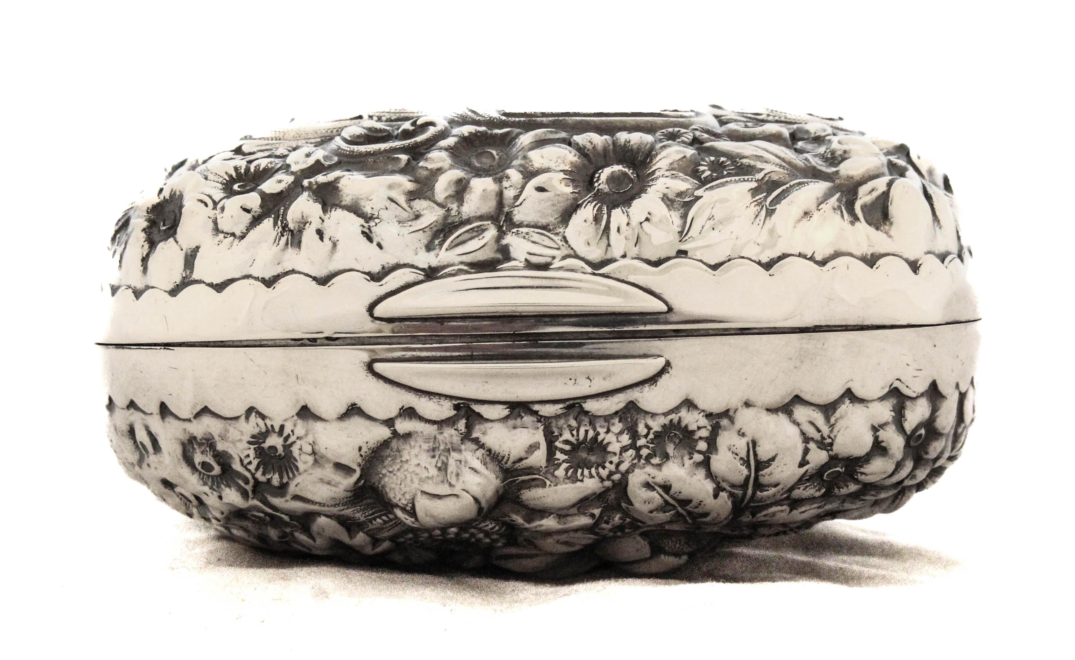 American Sterling Silver Soap Box For Sale
