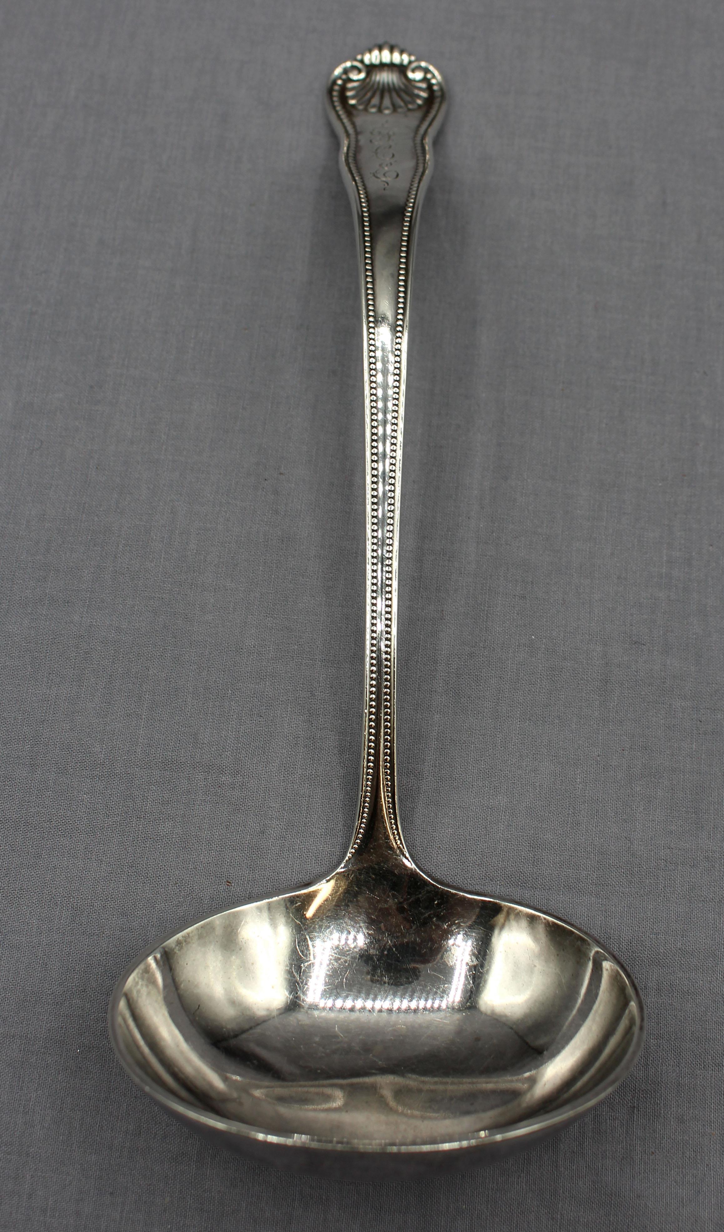 Sterling silver soup ladle by Frank Smith in 1910. A fine 