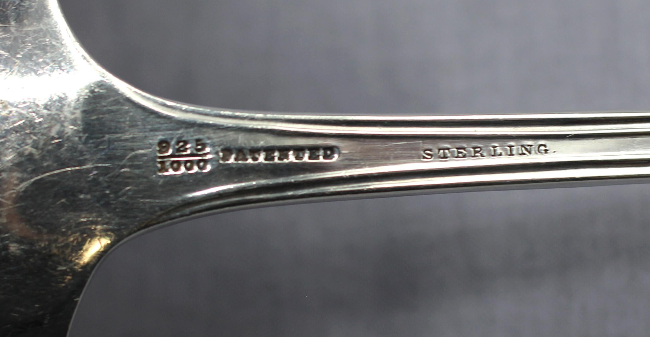 20th Century Sterling Silver Soup Ladle by Frank Smith in 1910 For Sale
