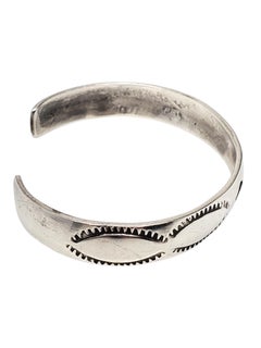 Sterling Silver Southwestern Engraved Cuff Bracelet #24628