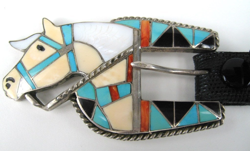 zuni belt buckle