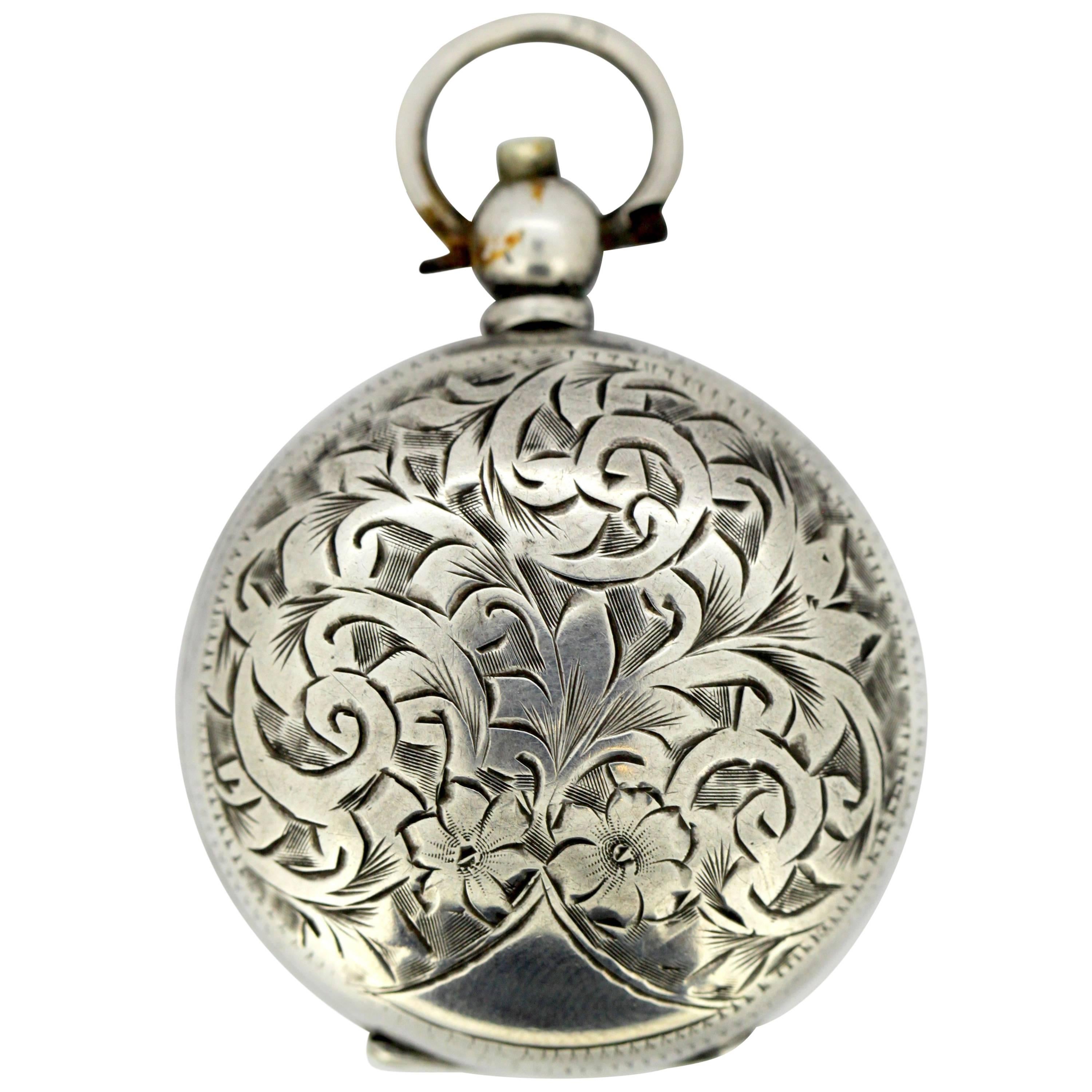 Sterling Silver Sovereign / Coin Case by Albert Jackson, Birmingham, 1907