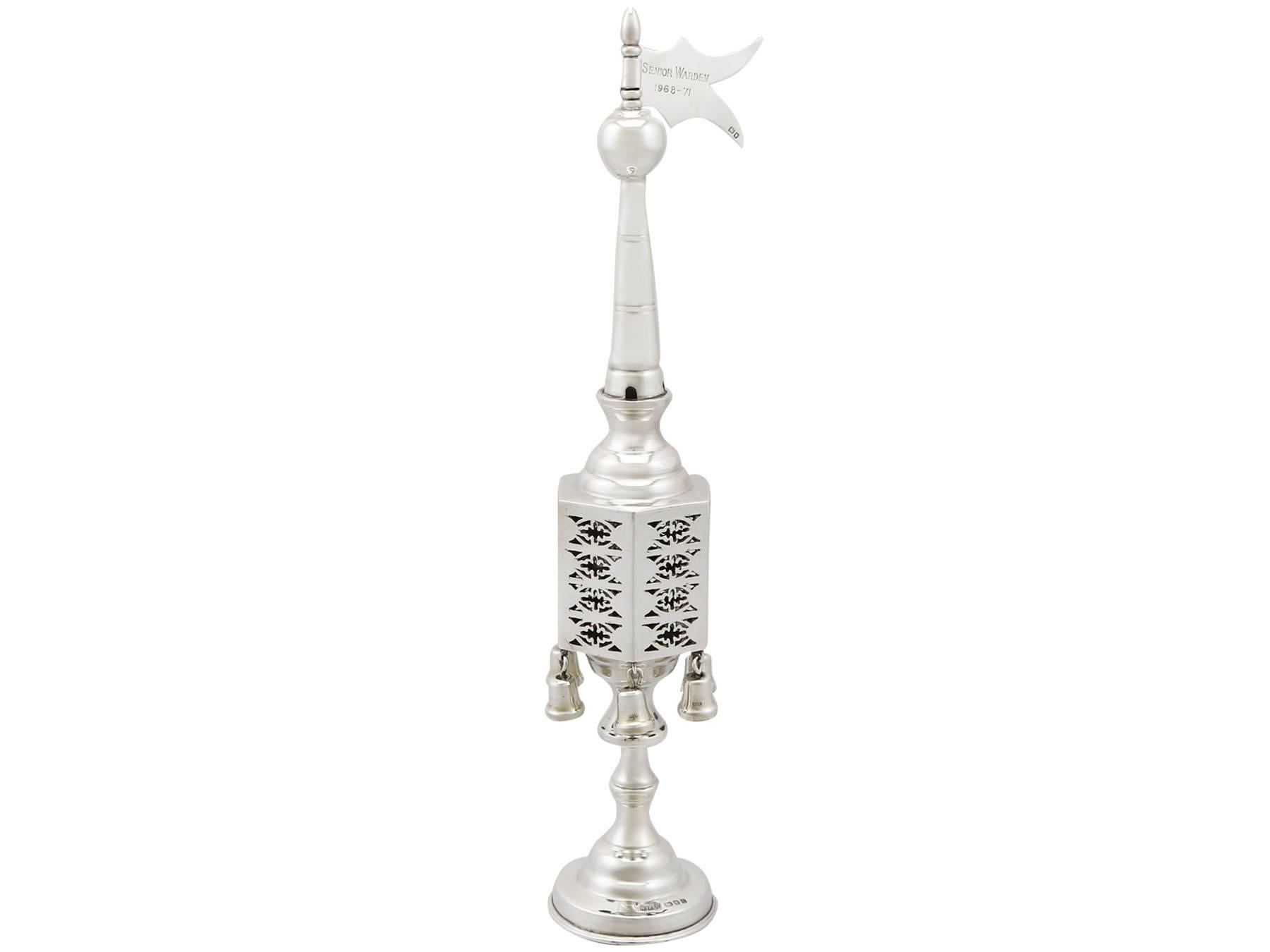 English Sterling Silver Spice Tower