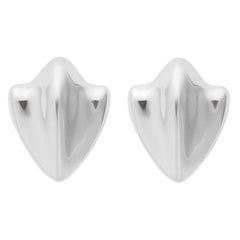 Sterling Silver Spine Earrings