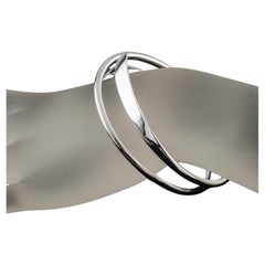 Sterling Silver Spiral Wrap Bracelet, Size 8