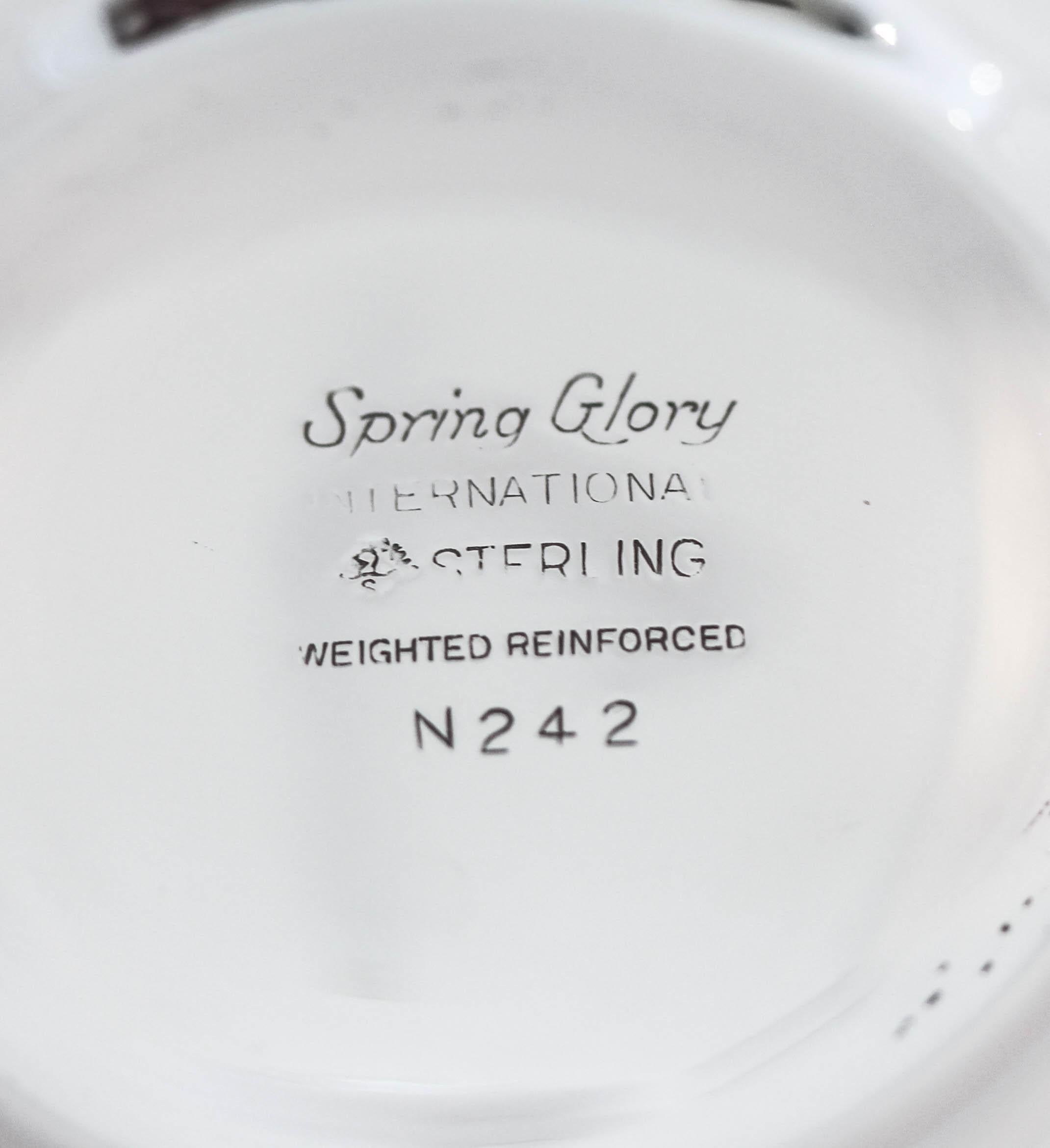 Sterling Silver “Spring Glory” Candlesticks 2