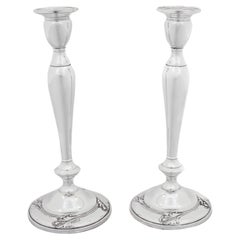 Sterling Silver “Spring Glory” Candlesticks