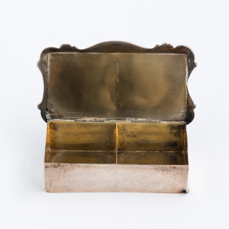 Sterling Silver Stamp Box by Gorham For Sale at 1stdibs