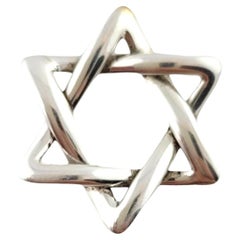 Sterling Silver Star of David Charm Pendant #18131