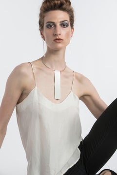 Sterling Silver Statement Necklace-Collar