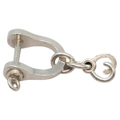 Sterling Silver Stirrup Keychain by Tiffany & Co