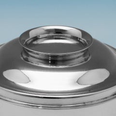 18th Century George II Sterling Silver Covered Sugar Bowl from 1727