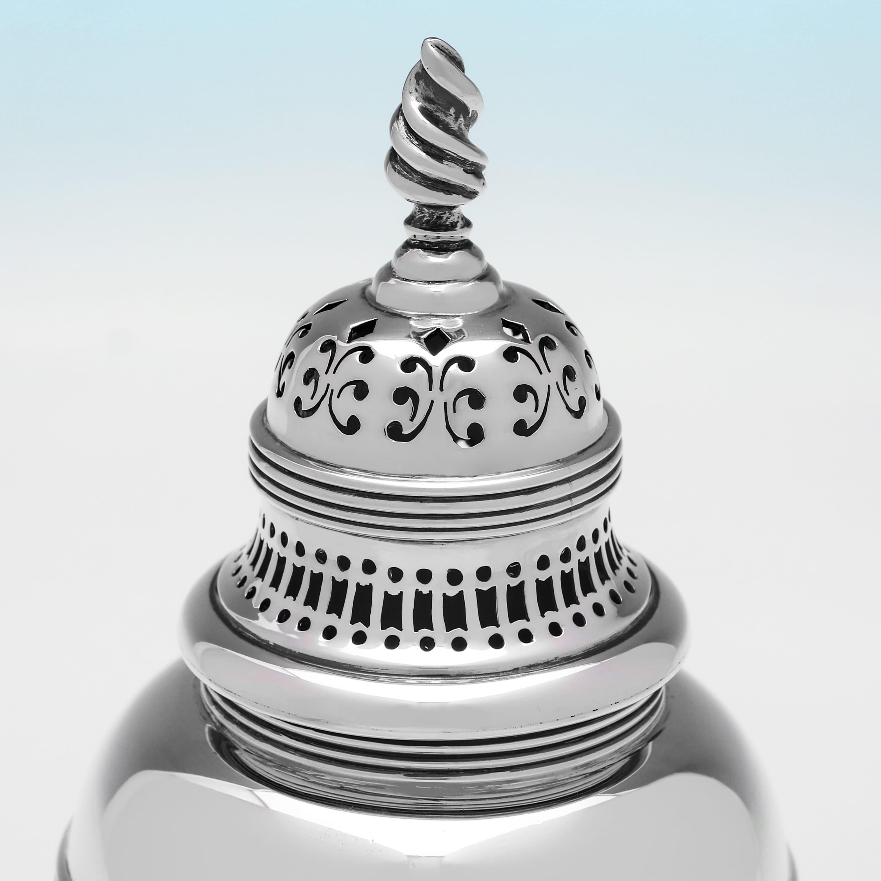 Azucarero de plata de ley matasellado en Londres en 1937 Inglés en venta