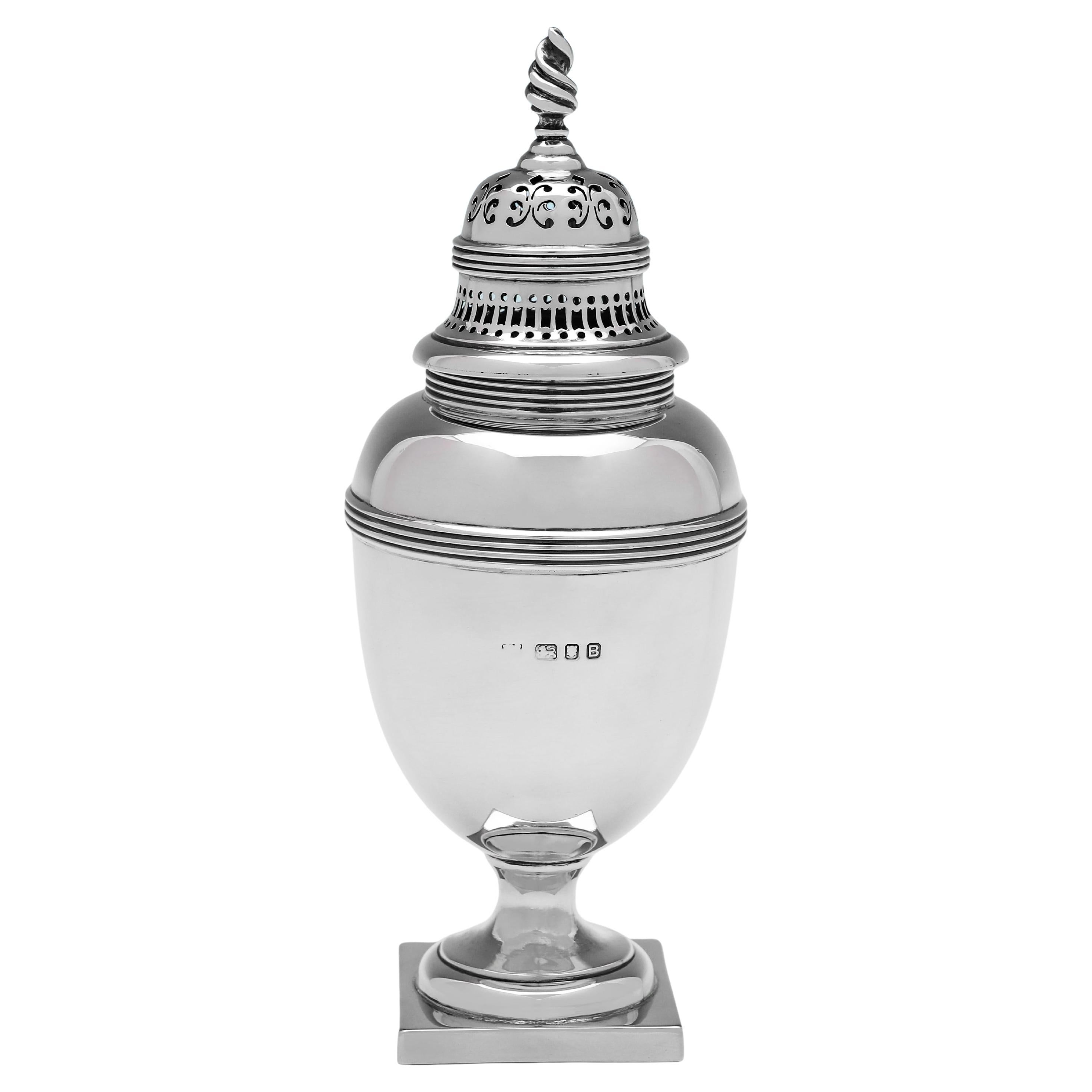 Azucarero de plata de ley matasellado en Londres en 1937 en venta
