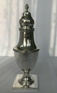 Sterling Silver Sugar Caster/Mufineer/Dredger by Barker Brothers Silver