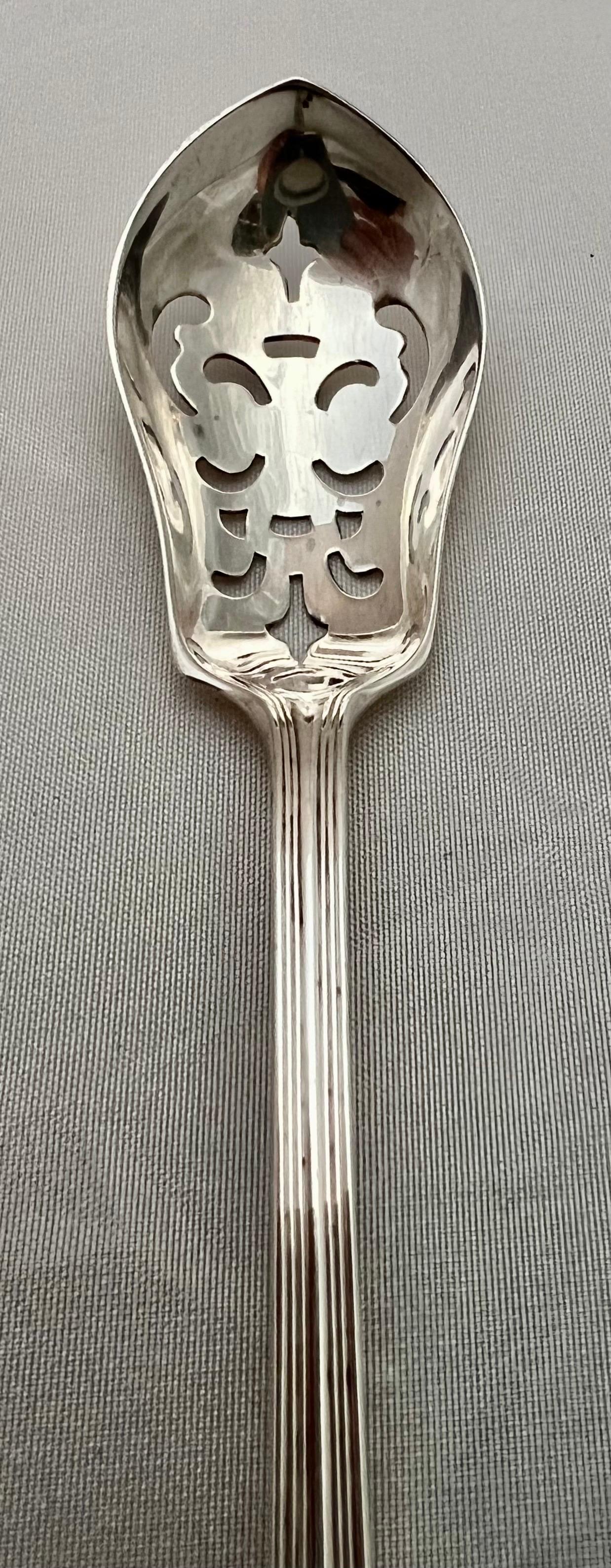 Art Deco Sterling Silver Sugar Spoon-Early 20th Century For Sale