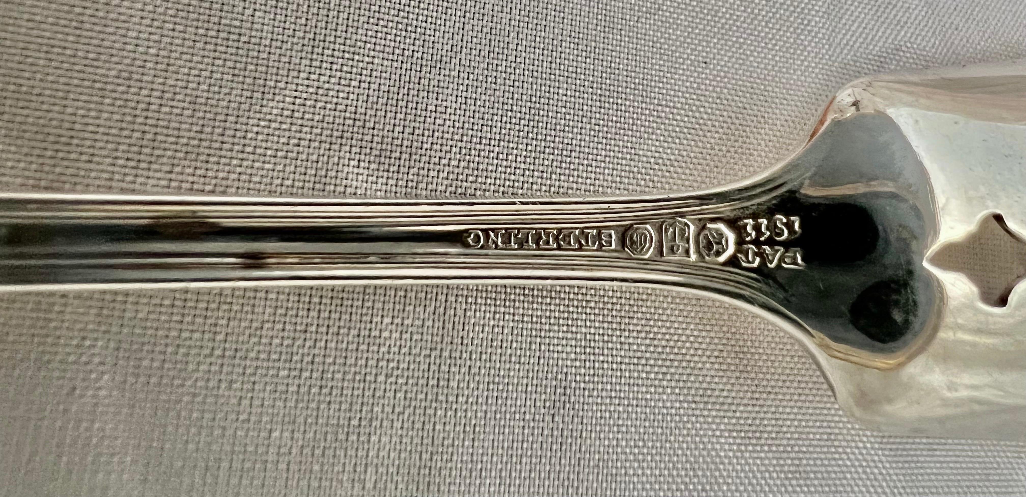 Sterling Silver Sugar Spoon-Early 20th Century In Excellent Condition For Sale In Los Angeles, CA