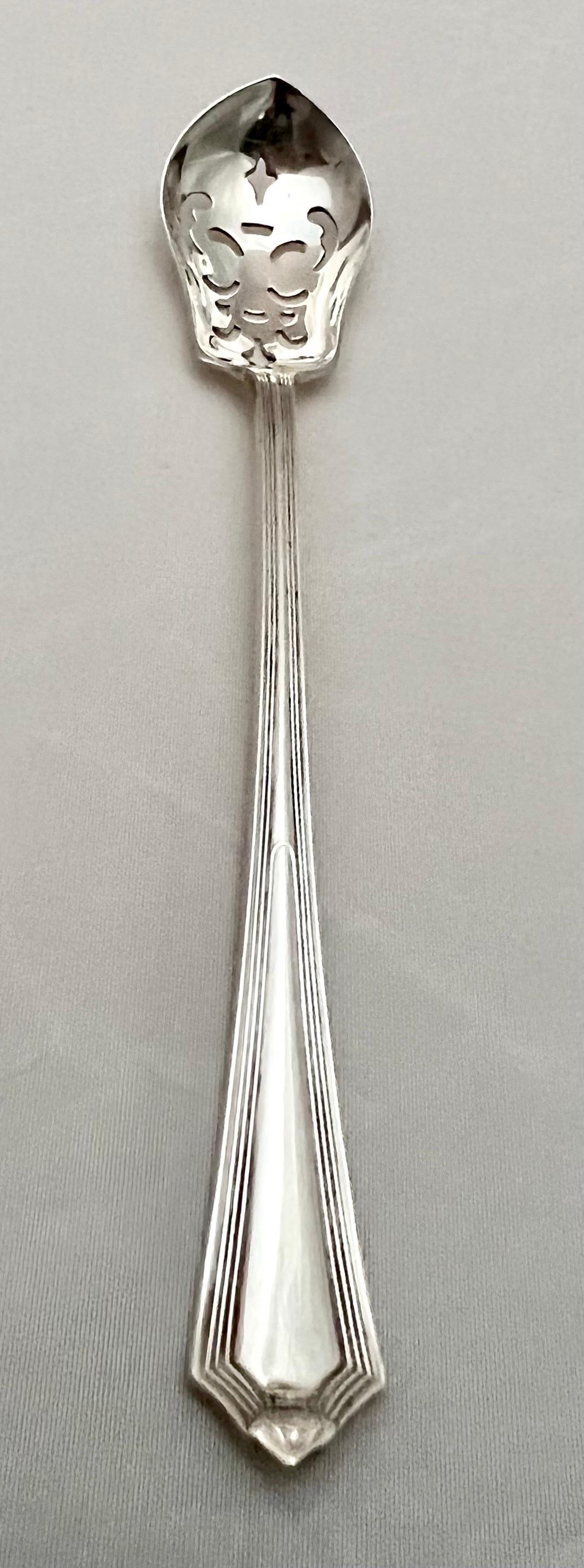 Sterling Silver Sugar Spoon-Early 20th Century For Sale 2