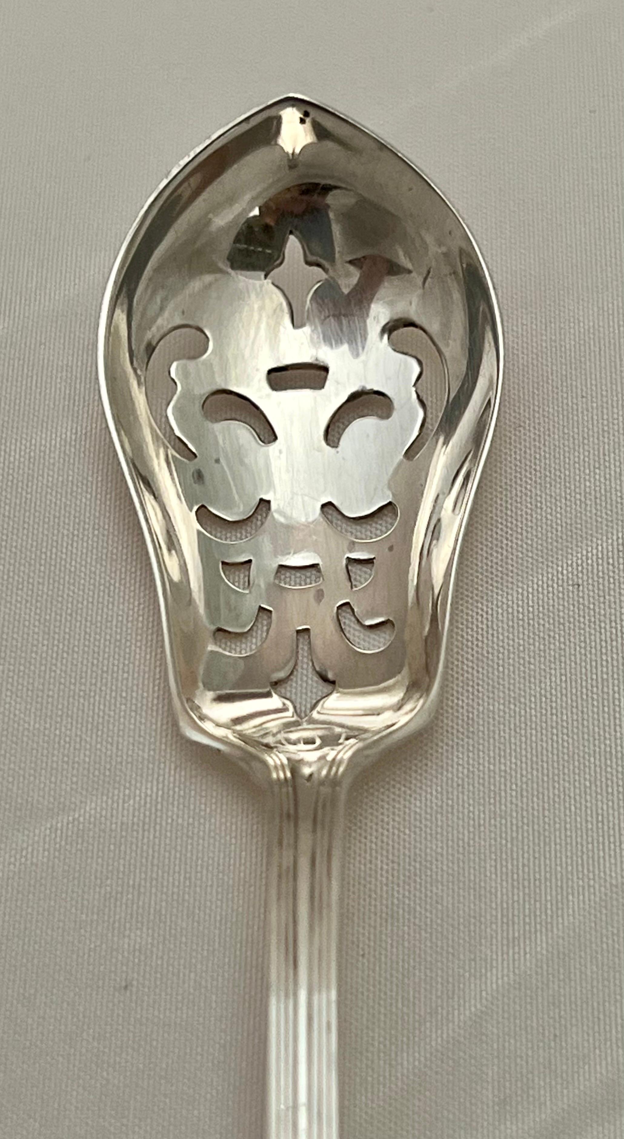 Sterling Silver Sugar Spoon-Early 20th Century For Sale 4