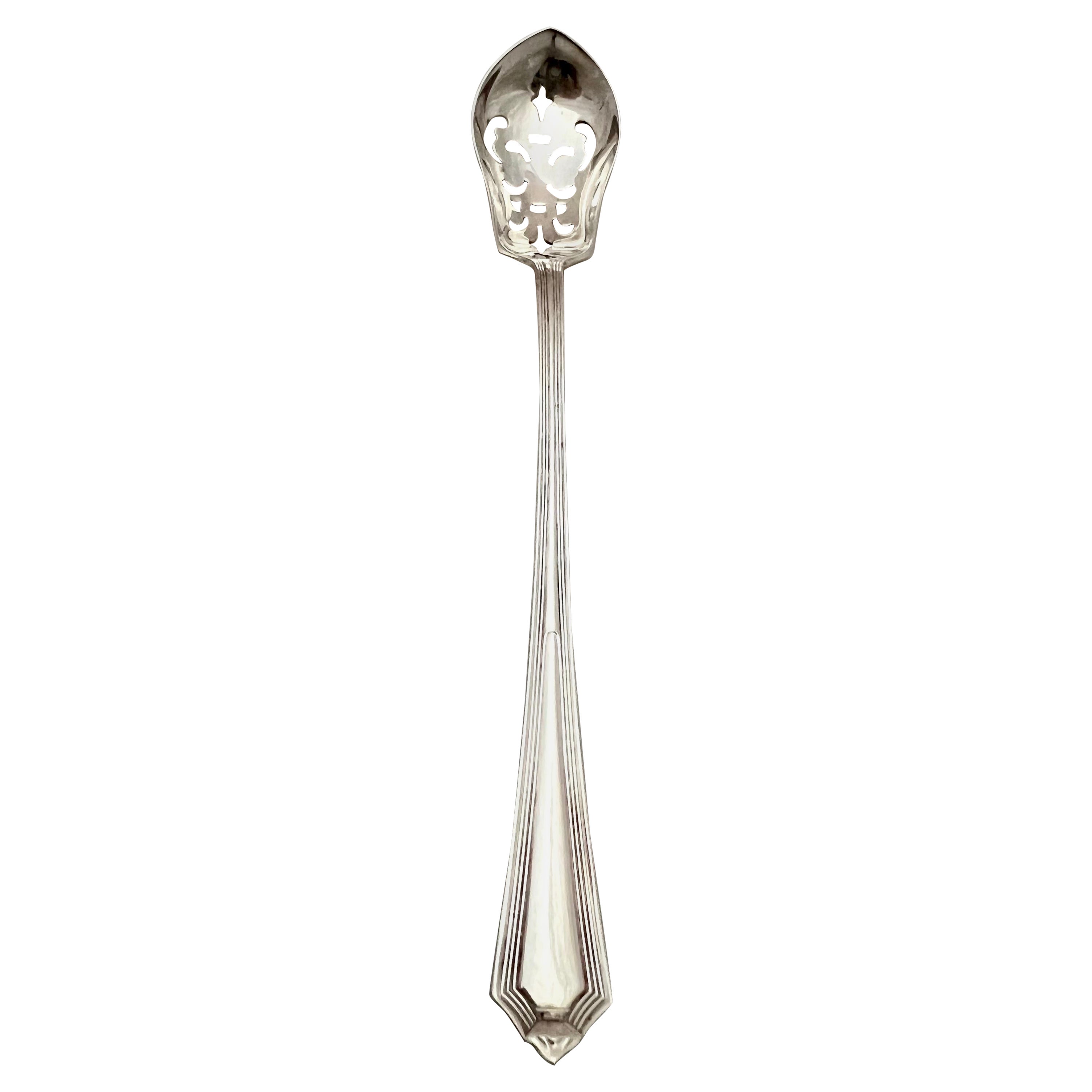 Cucchiaio da zucchero in argento sterling - inizio XX secolo