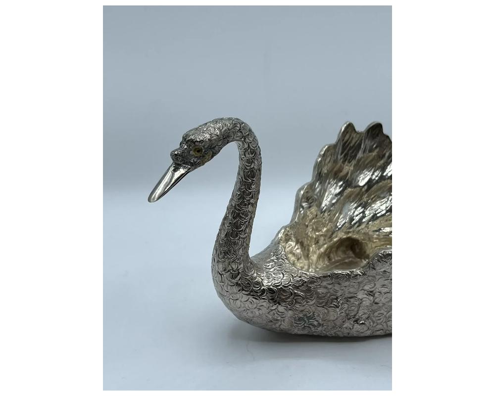 Unknown Sterling Silver Swan Bird by Buccellati Italy