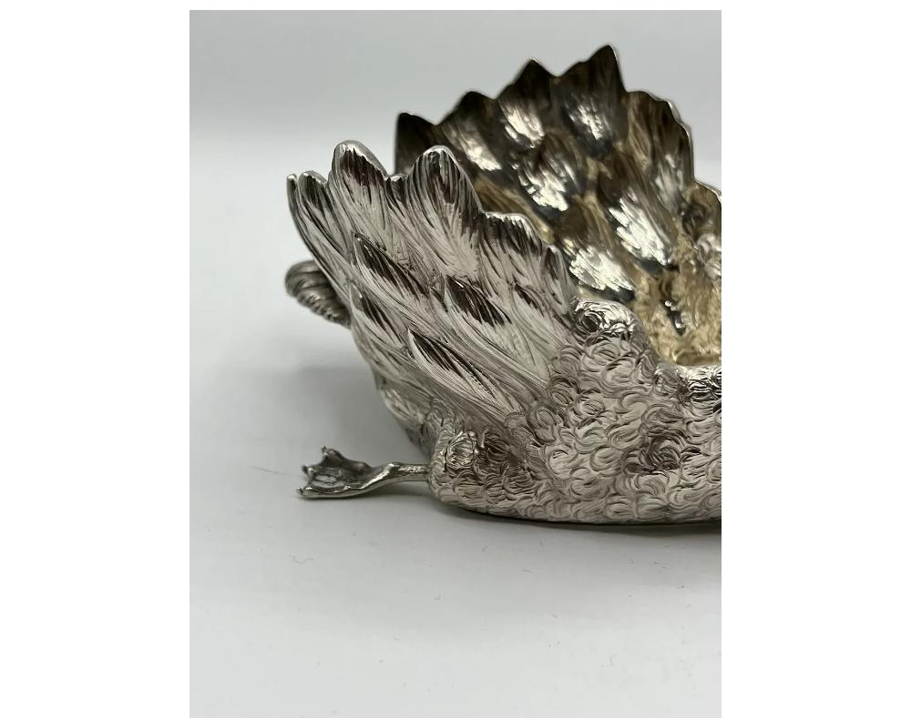 Sterling Silver Swan Bird by Buccellati Italy 4