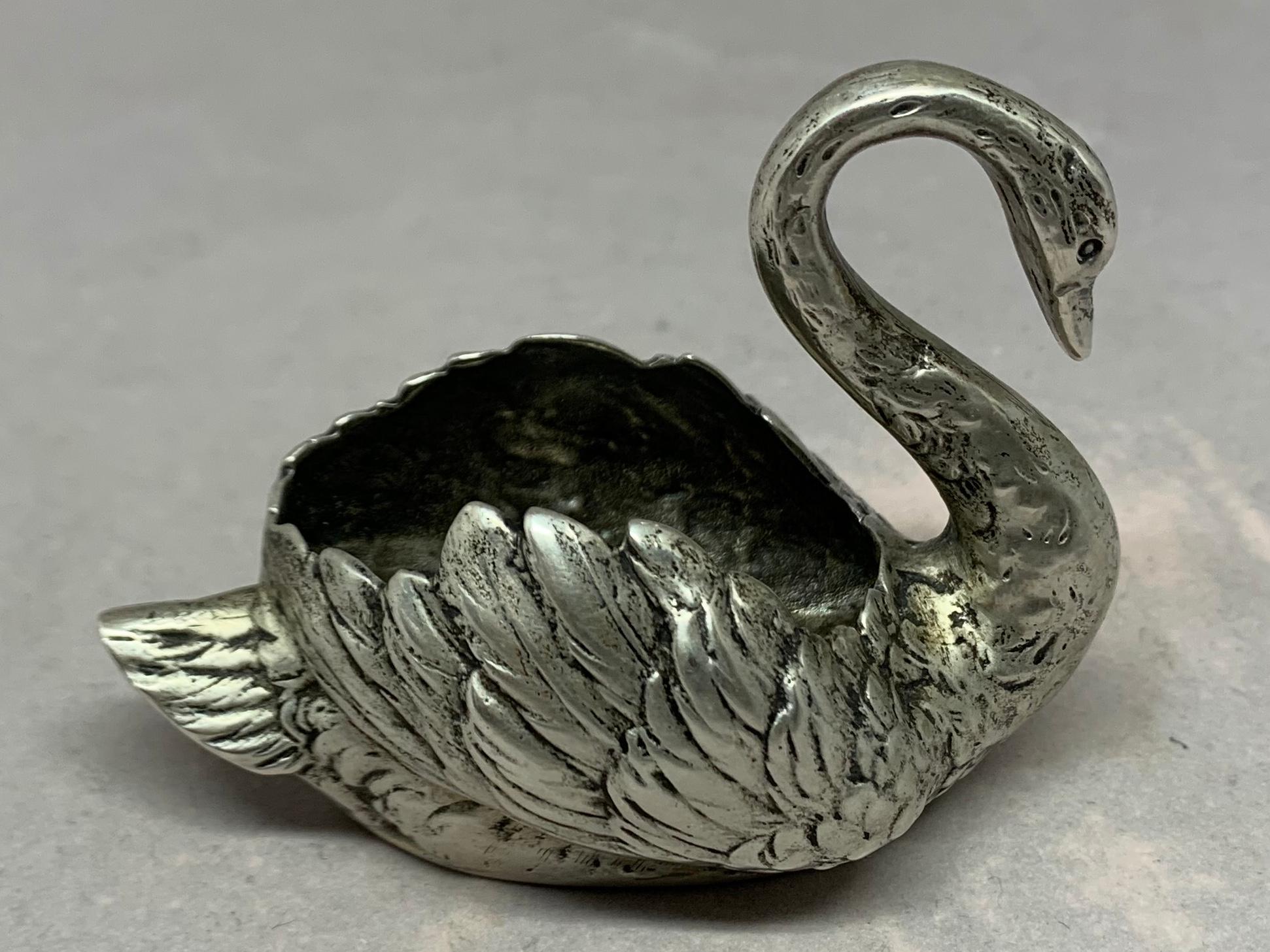 Sterling Silver Swan In Good Condition In New York, NY