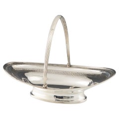 Sterlingsilber-Korb mit Swing-Griff John Emes London 1802