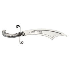 Sterling Silver Sword Bookmark
