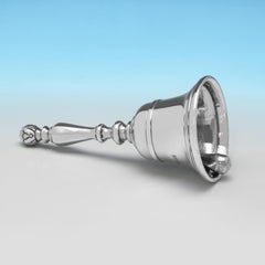 Sterling silver table bell made in Birmingham in 1965