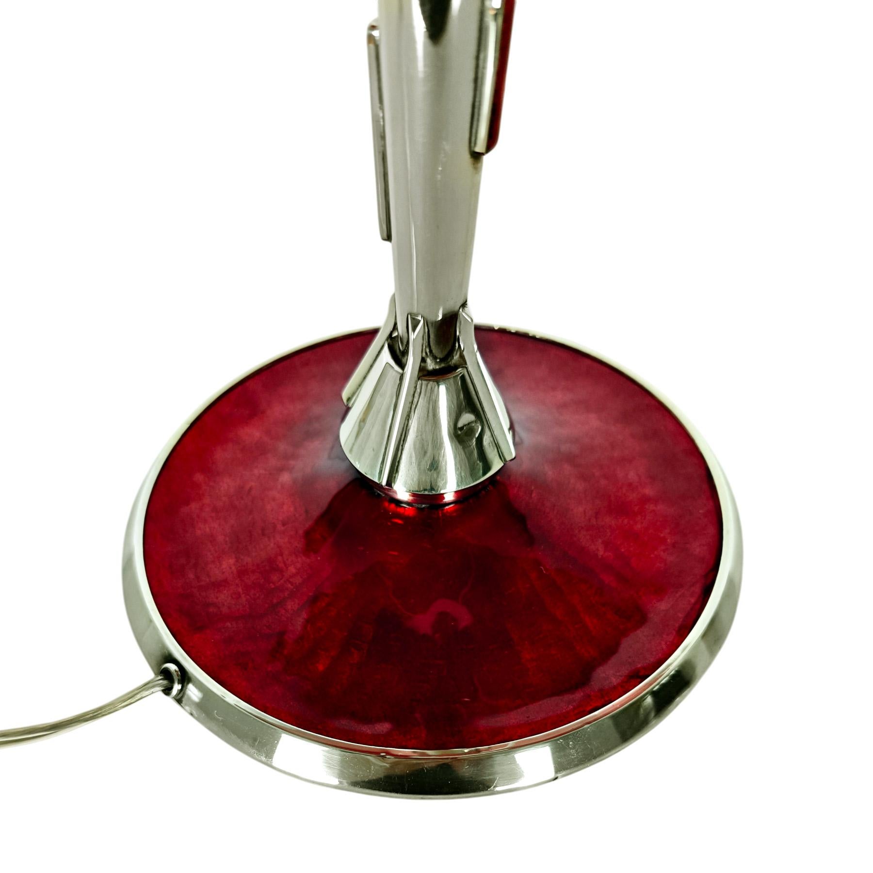 Sterling silver table lamp by Casa Baguès – Barcelona 1960 In Good Condition For Sale In Girona, Girona